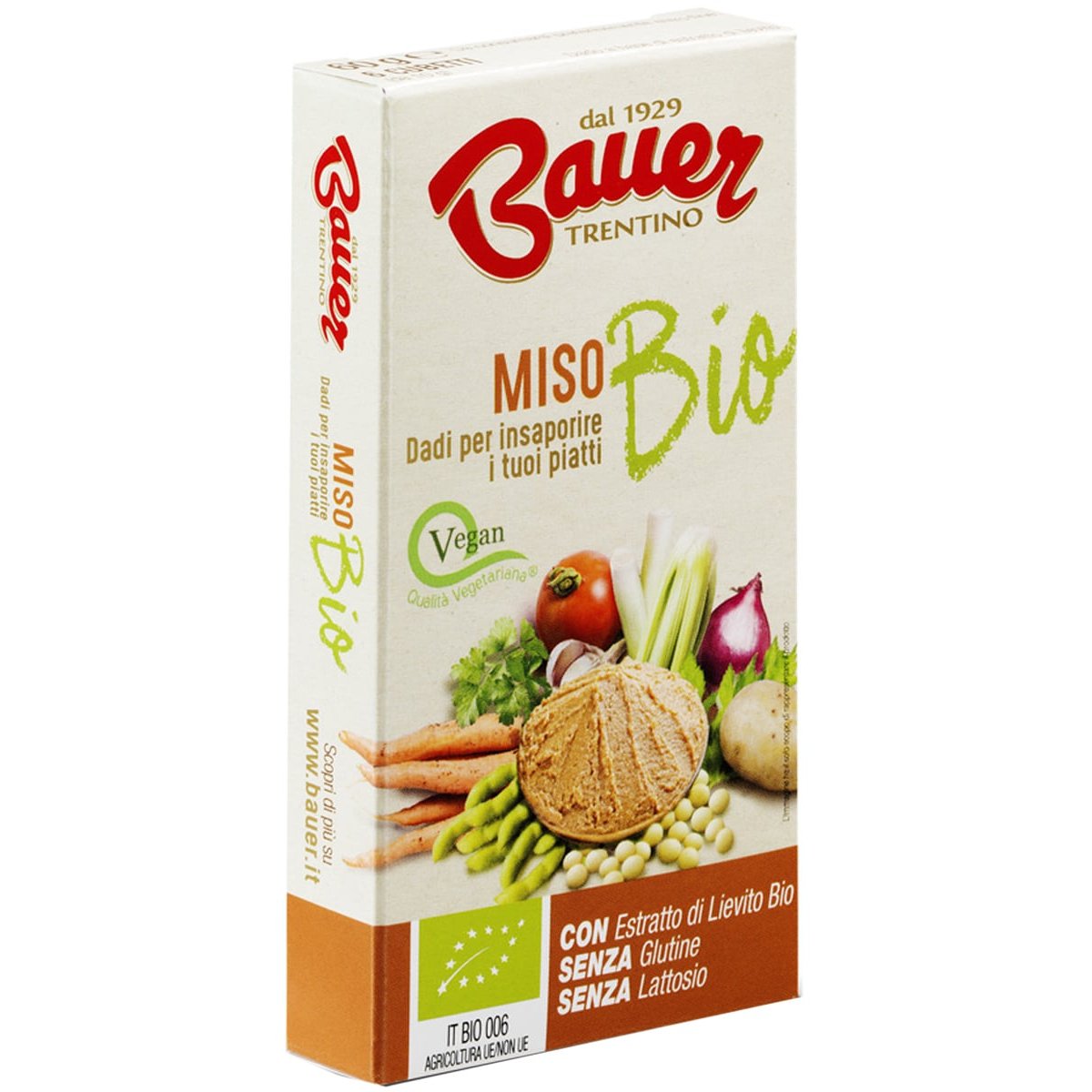 Bauer BIO Miso bezlepkový zeleninový bujón