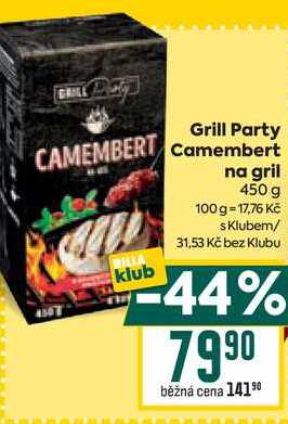 Grill Party Camembert klub na gril 450 g