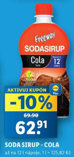 SODA SIRUP-COLA, 500 ml