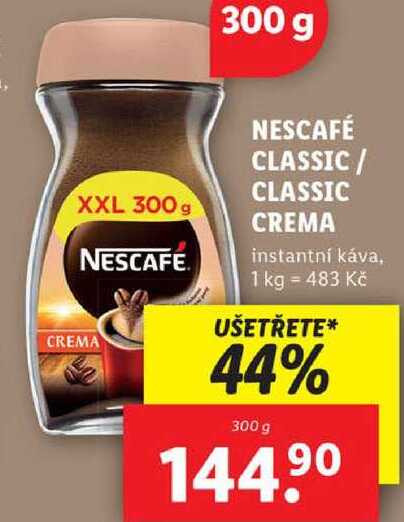 Nescafé classic/classic crema, 300 g