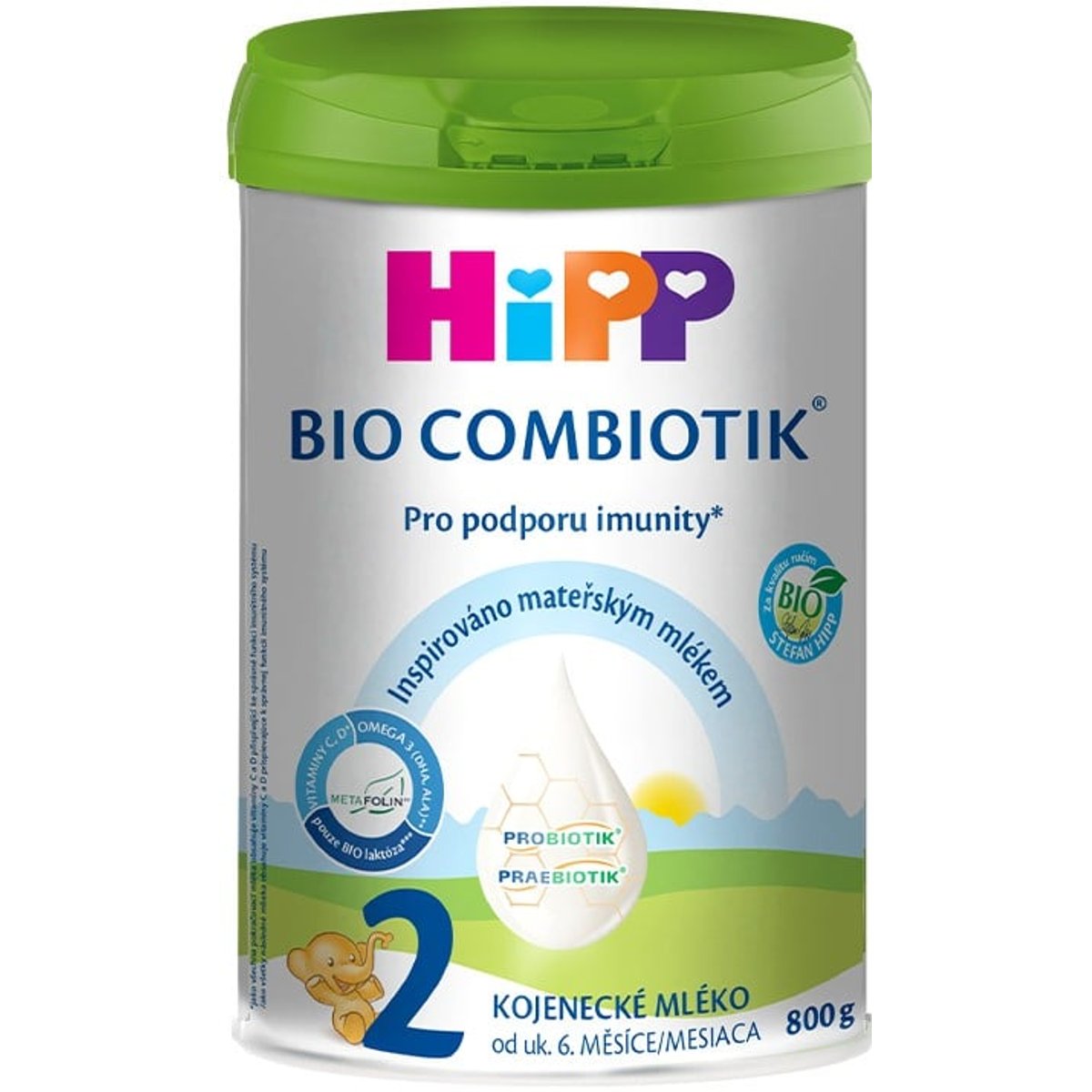 HiPP BIO Combiotik 2 pokračovací mléčná kojenecká výživa