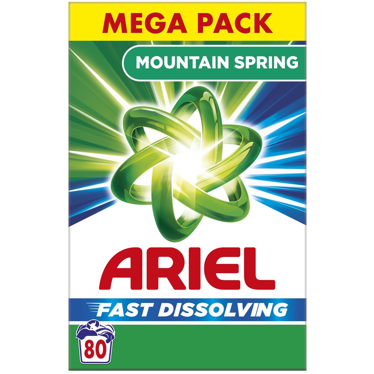 Ariel Mountain Spring prací prášek (4,4 kg)