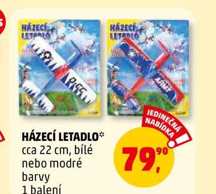 HÁZECÍ LETADLO, 1 balení