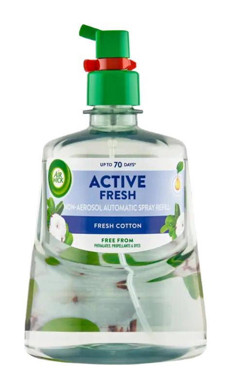 Air Wick Náplň na vodní bázi do difuzéru Active Fresh Svěží bavlna, 228 ml