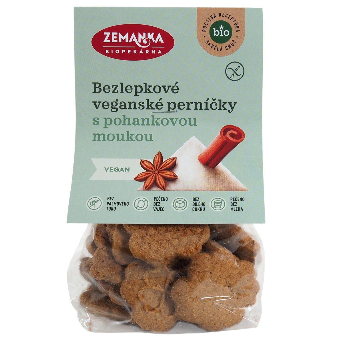 Biopekárna Zemanka BIO Bezlepkové veganské perníčky