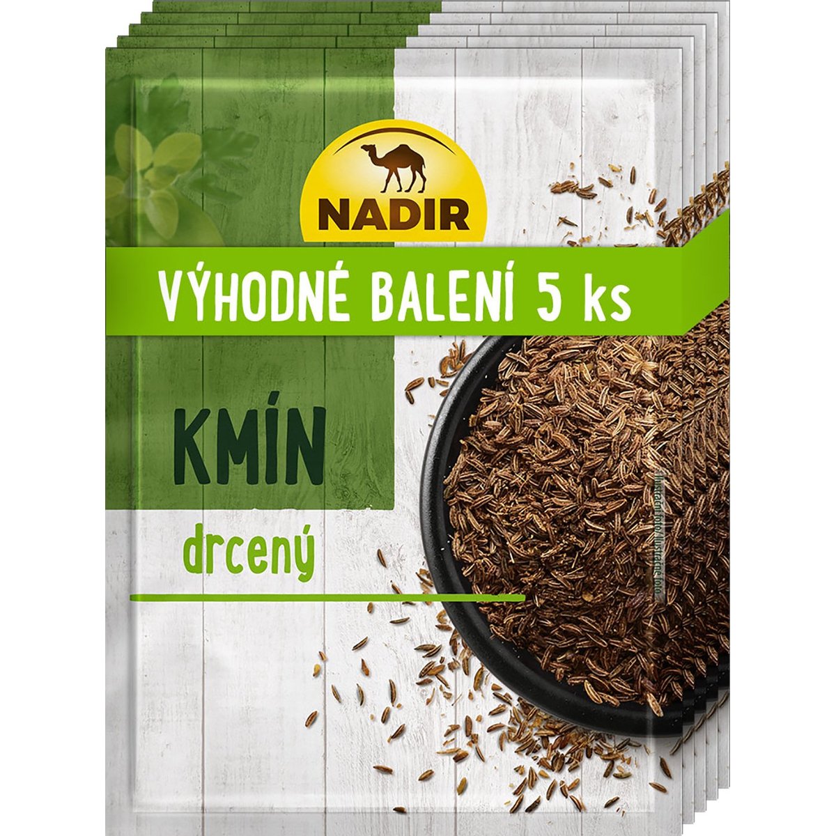 Nadir Kmín drcený (Balení 5 ks)