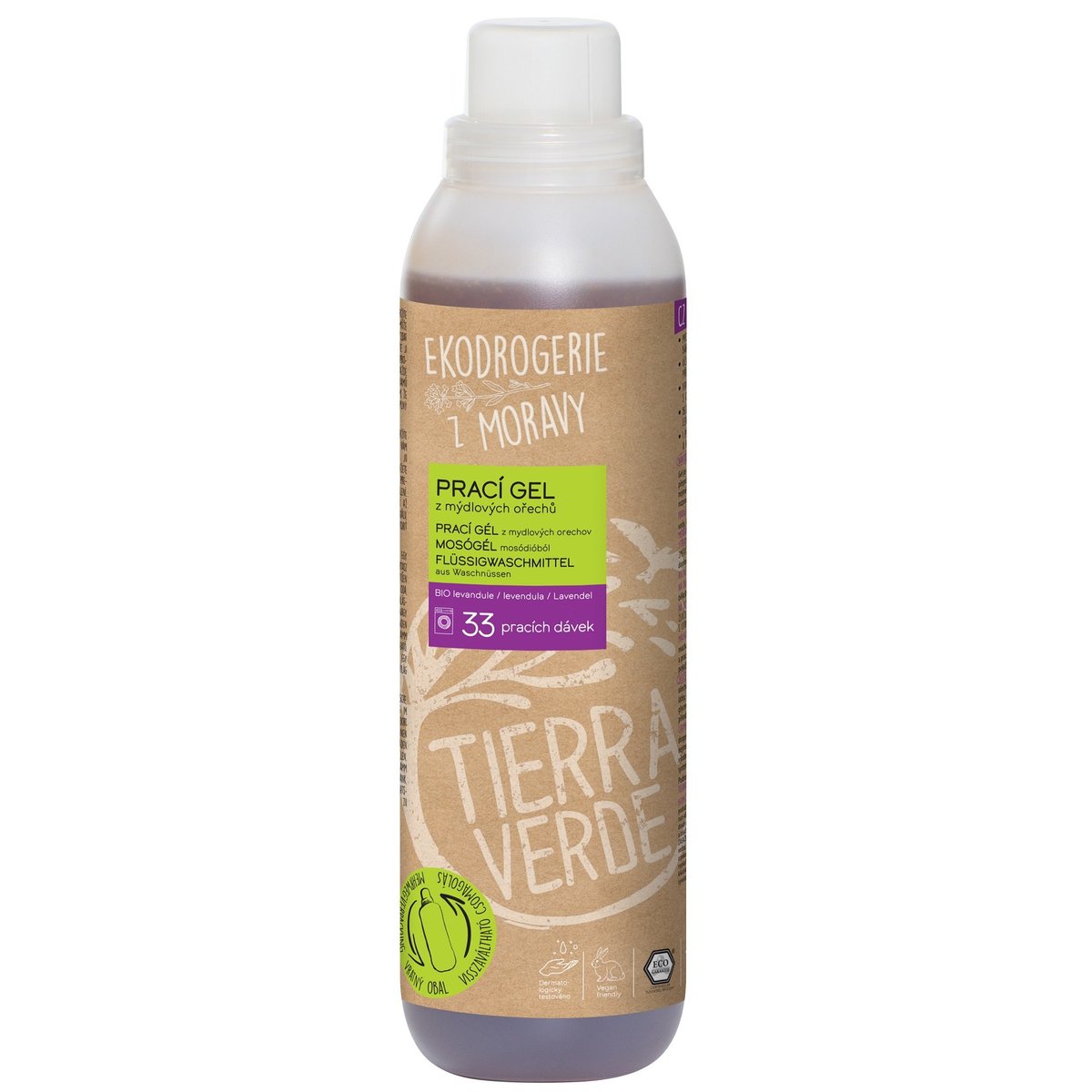 Tierra Verde EKO Prací gel levandule (1l)