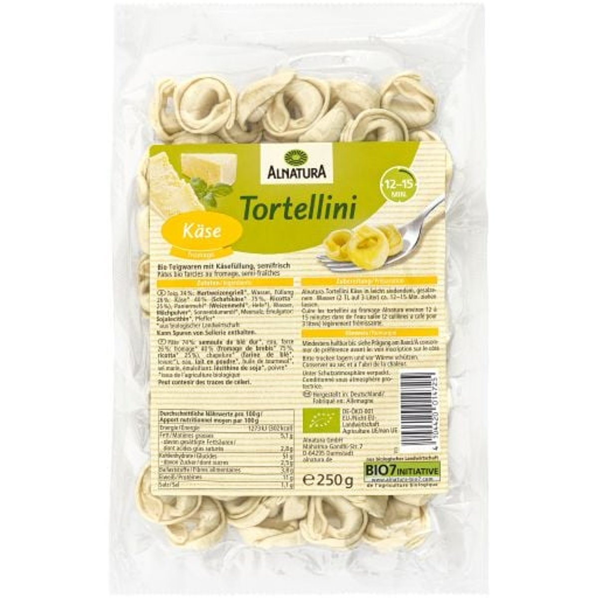 Alnatura BIO Sýrové tortellini