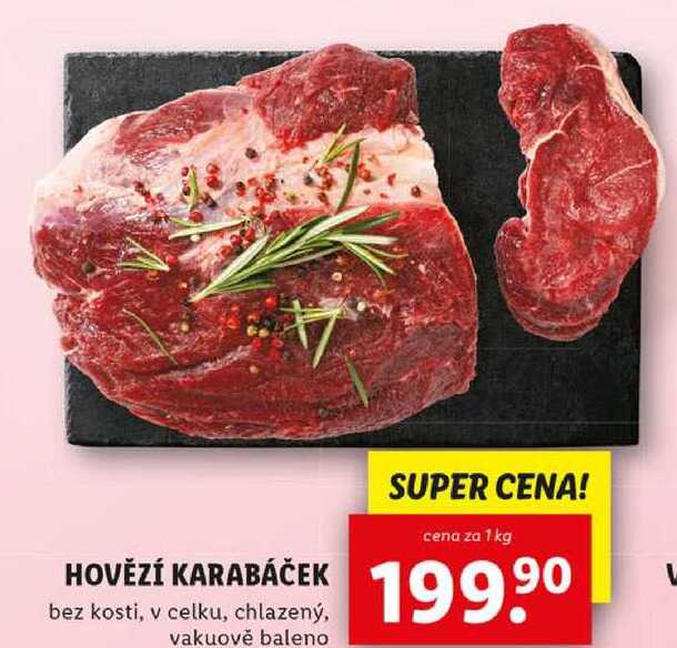 HOVĚZÍ KARABÁČEK, cena za 1 kg