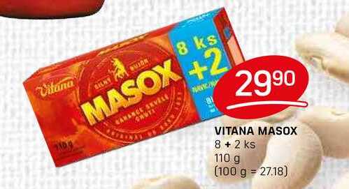 VITANA MASOX 8 + 2 ks 110 g 