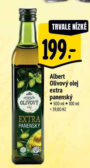 Albert Olivový olej extra panenský • 500 ml
