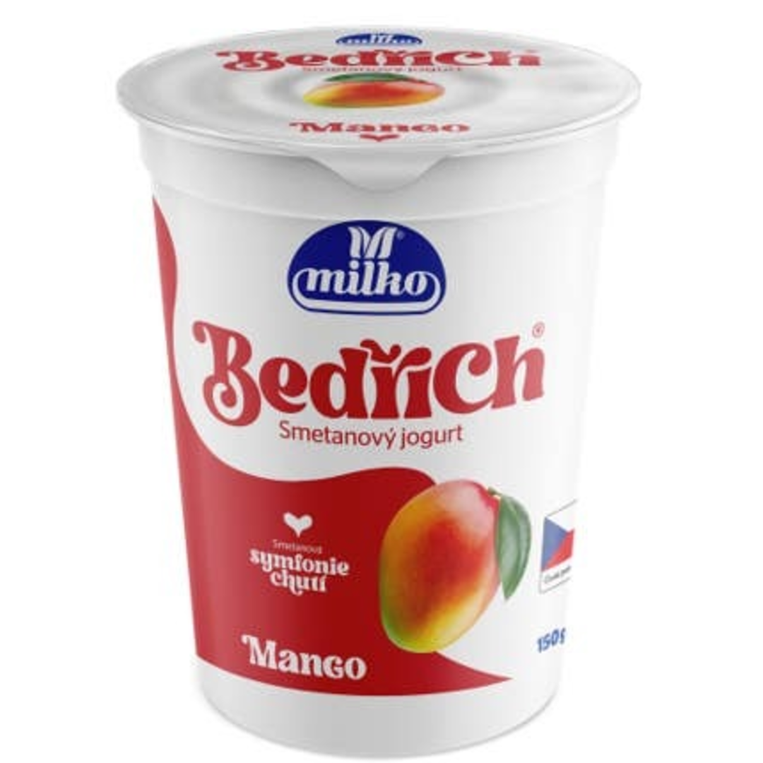 Milko Bedřich smetanový jogurt mango 10%