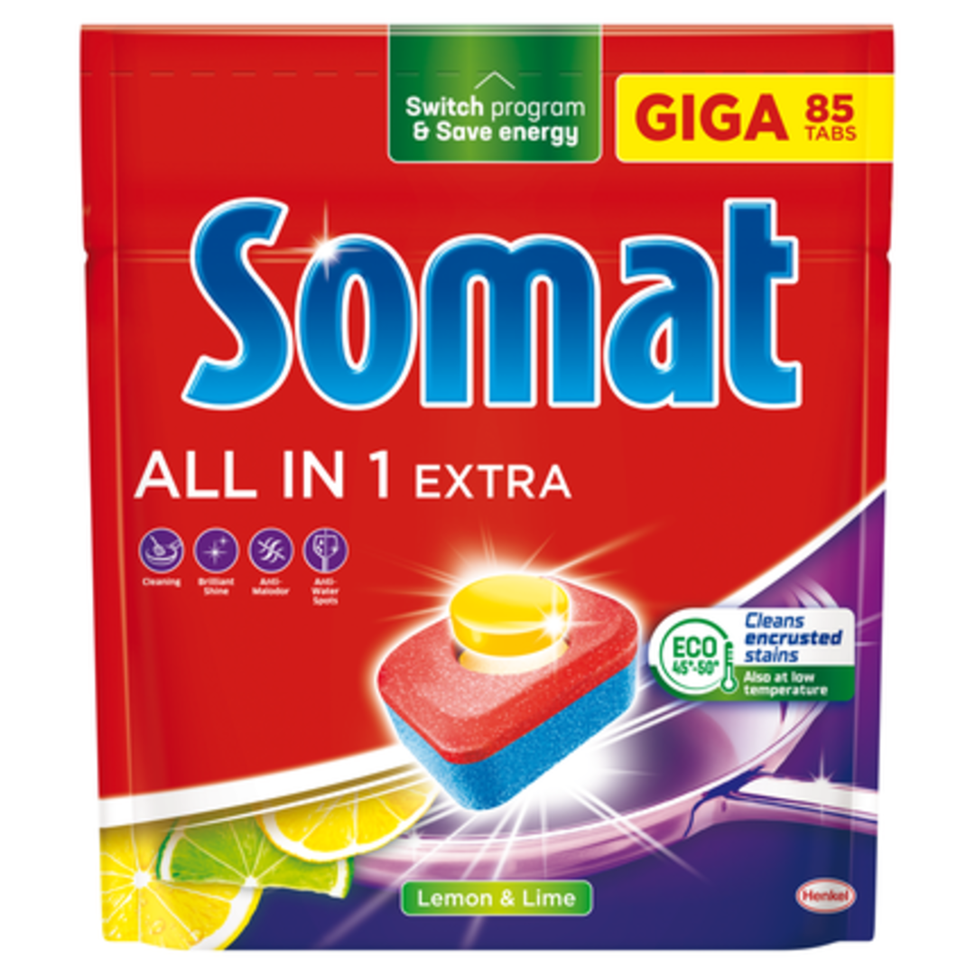 Somat All in 1 Extra Lemon & Lime tablety do myčky