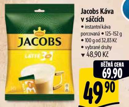 Jacobs Káva v sáčcích, 125-152 g 