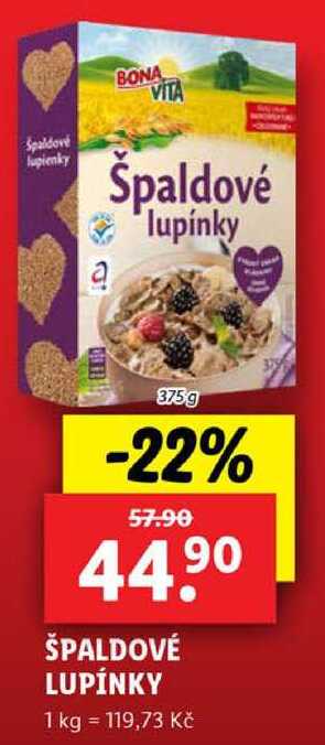 ŠPALDOVÉ LUPÍNKY, 375 g