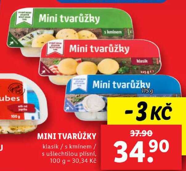 MINI TVARŮŽKY, 115 g