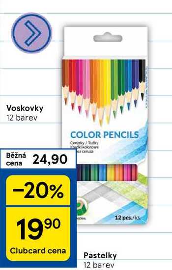 Pastelky, 12 barev