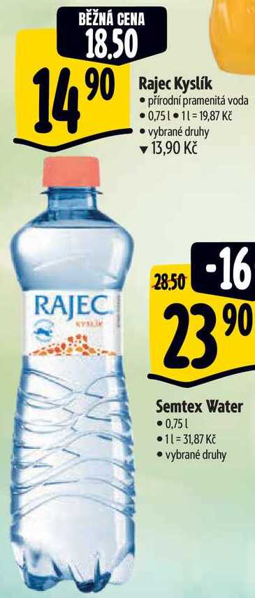 Rajec Kyslík, 0,75 l