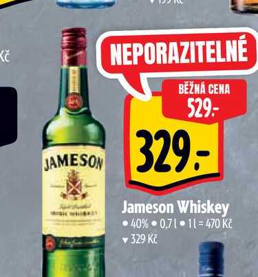 Jameson Whiskey 40% 0,7l