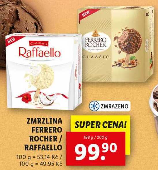 ZMRZLINA FERRERO ROCHER/RAFFAELLO, 188 g/200 g