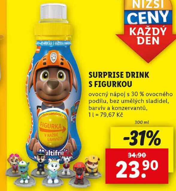 SURPRISE DRINK S FIGURKOU, 300 ml