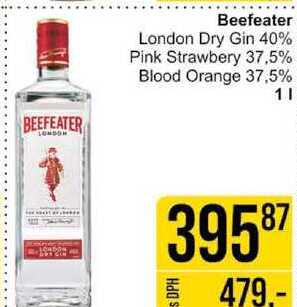 ARCHIV Beefeater London Dry Gin 40%, l v akci platné do: