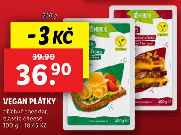 VEGAN PLÁTKY, 200 g