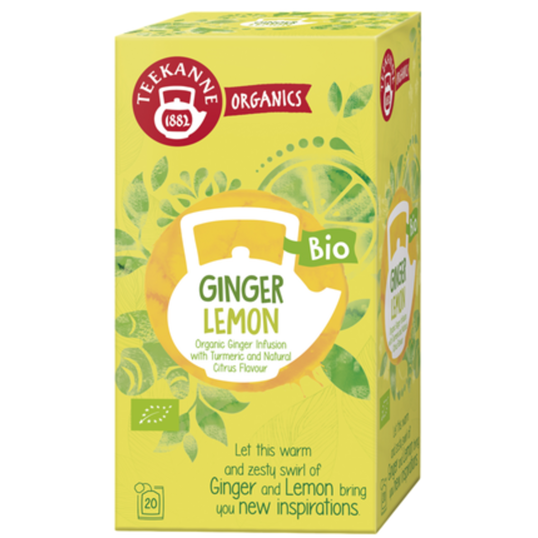 Teekanne BIO Organics  Ginger Lemon 36g