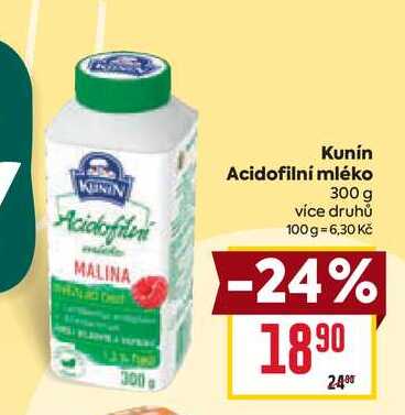 Kunín Acidofilní mléko 300 g 