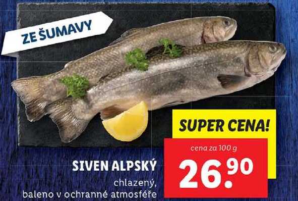 SIVEN ALPSKÝ, cena za 100 g 