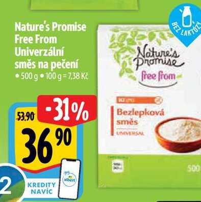 Nature's Promise Free From Univerzální směs na pečení 500 g 