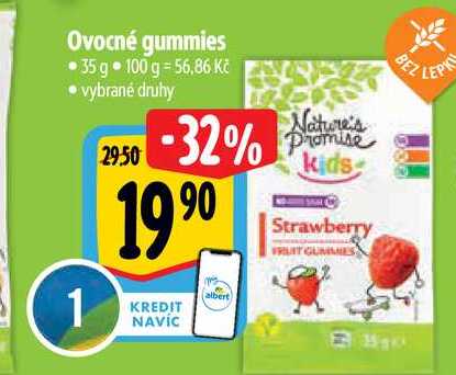 Ovocné gummies 35 g vybrané druhy 