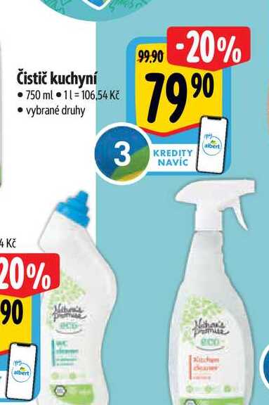 Čistič kuchyní 750 ml vybrané druhy 