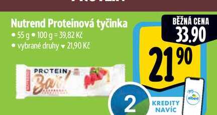 Nutrend Proteinová tyčinka 55 g vybrané druhy 