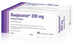 Guajacuran 200 mg, 50 tbl.