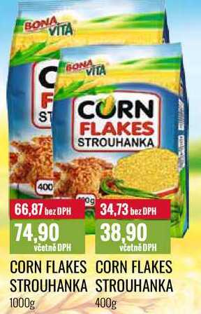 CORN FLAKES STROUHANKA 1000g, 400g