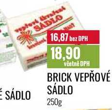 BRICK VEPŘOVÉ SÁDLO 250g 