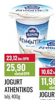 JOGURT ATHENTIKOS bílý, 400g