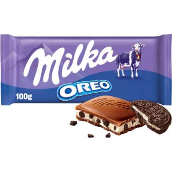 Milka Čokoláda Oreo mléčná čokoláda a sušenky