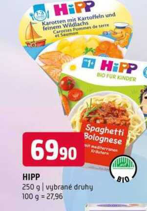 HiPP 250 g vybrané druhy 