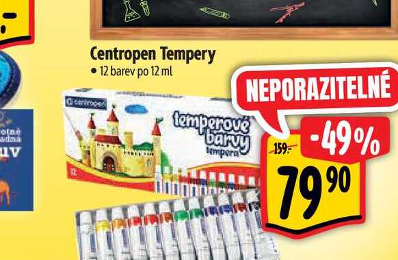   Centropen Tempery • 12 barev 