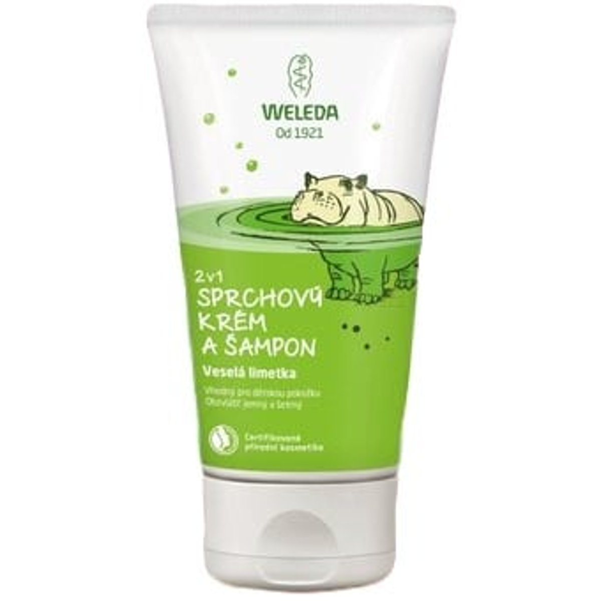 Weleda 2 v 1 sprchový krém a šampon veselá limetka v akci