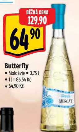 Butterfly, 0,75 l