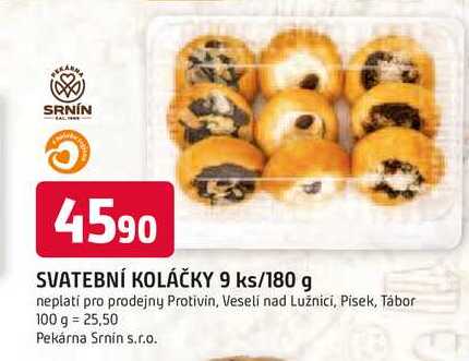 SVATEBNÍ KOLÁČKY 9 ks/180 g