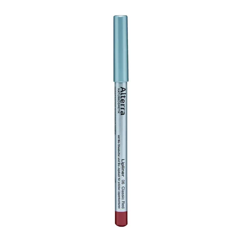 Alterra Naturkosmetik Tužka na rty 06 Classic Red, 1 ks