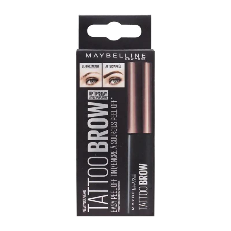 Maybelline Gelová barva na obočí Tattoo Brow 03 Dark Brown, 1 ks