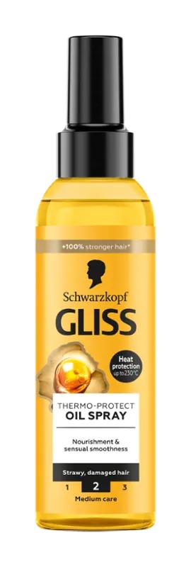 Gliss Termoprotektivní olejový sprej na vlasy Blow-Dry, 150 ml