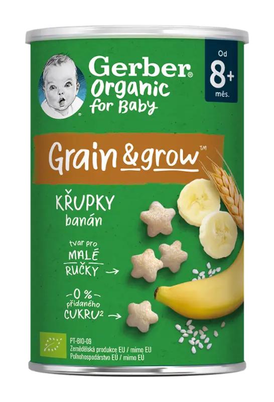 Gerber Organic křupky banánové, 35 g