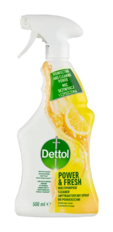 Dettol Antibakteriální víceúčelový sprej citron & limeta, 500 ml