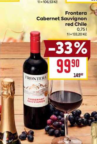 Frontera Cabernet Sauvignon red Chile 0,75l